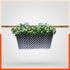 DIA Hanging Metal Pot Holders / Planters for Home / Balcony / Garden | Baby Blue